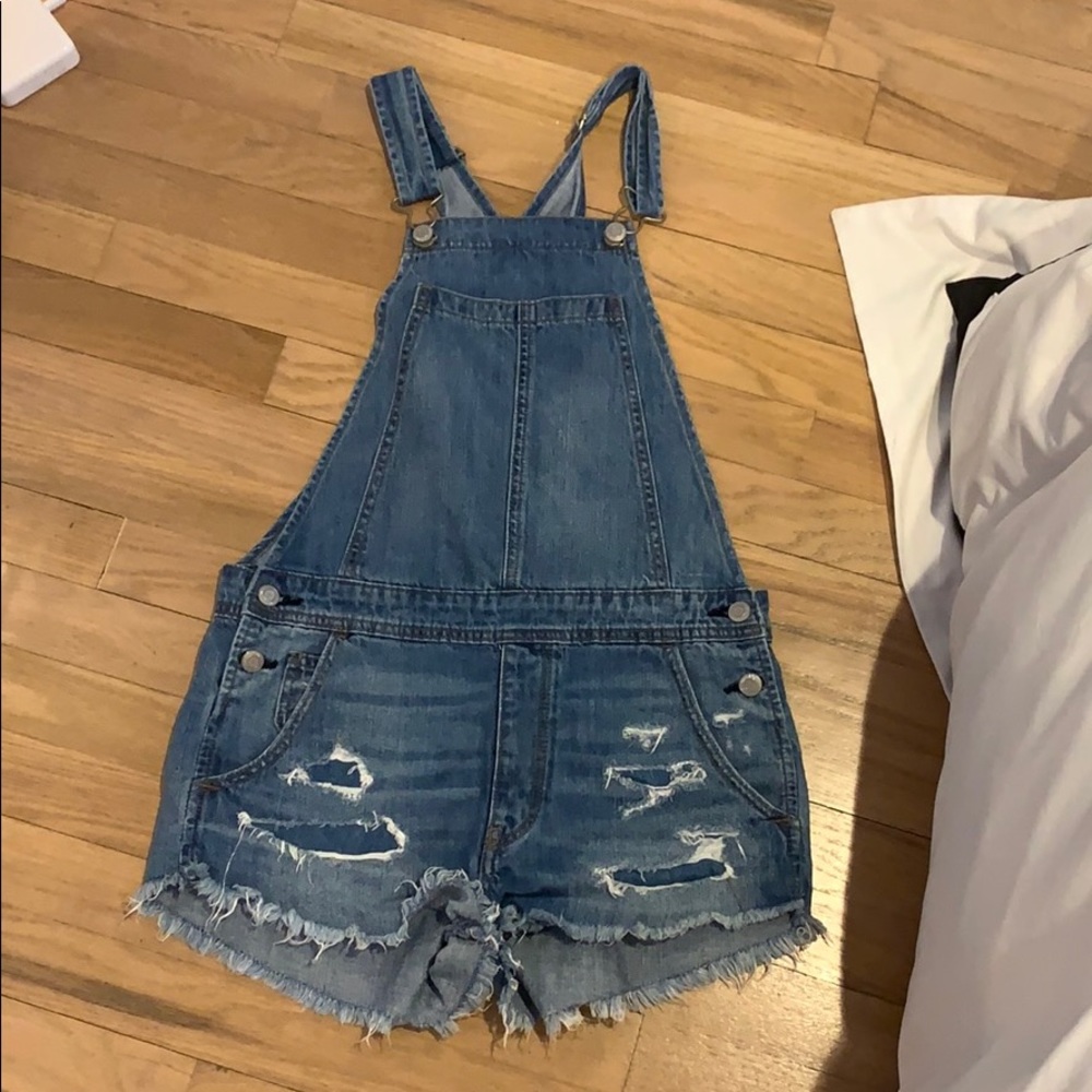 Denim overalls